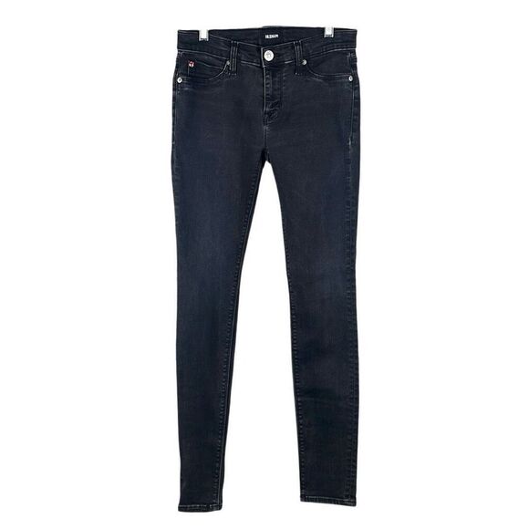 Hudson Jeans Denim - Hudson Krista Super Skinny Black Wash Jeans 26